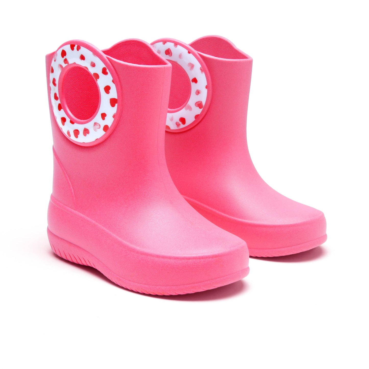 Kendall Toddler Rain Boot | Pink Hearts