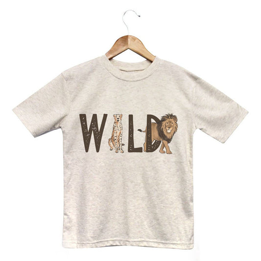 "WILD" Big Jungle Cat Tee Shirt