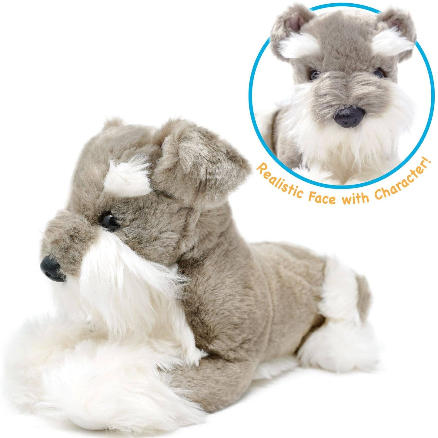 Siegfried The Schnauzer | 7 Inch Stuffed Animal Plush