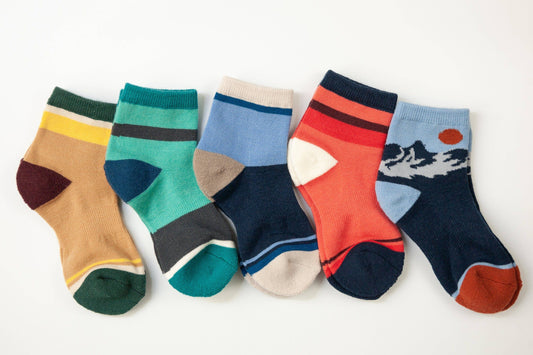 Merino Wool Mini-Crew Socks (Kids)