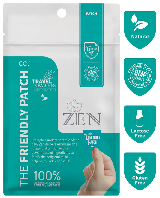 Zen calm Patch - travel pack - 8 patches per pack