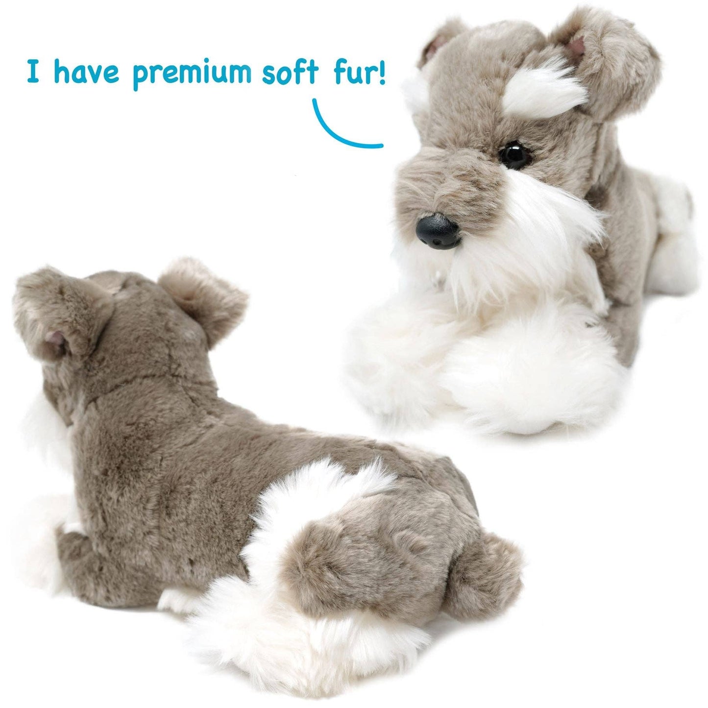 Siegfried The Schnauzer | 7 Inch Stuffed Animal Plush