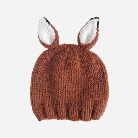 Blueberry Hill Hand Knit Winter Hat | Cinnamon Fox