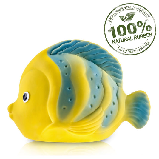 Pure Natural Rubber Bath Toy | La the Butterfly Fish