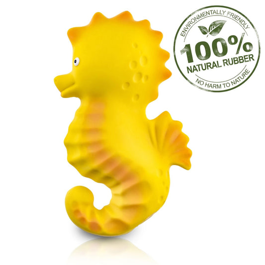 Pure Natural Rubber Bath Toy | Nalu the Seahorse