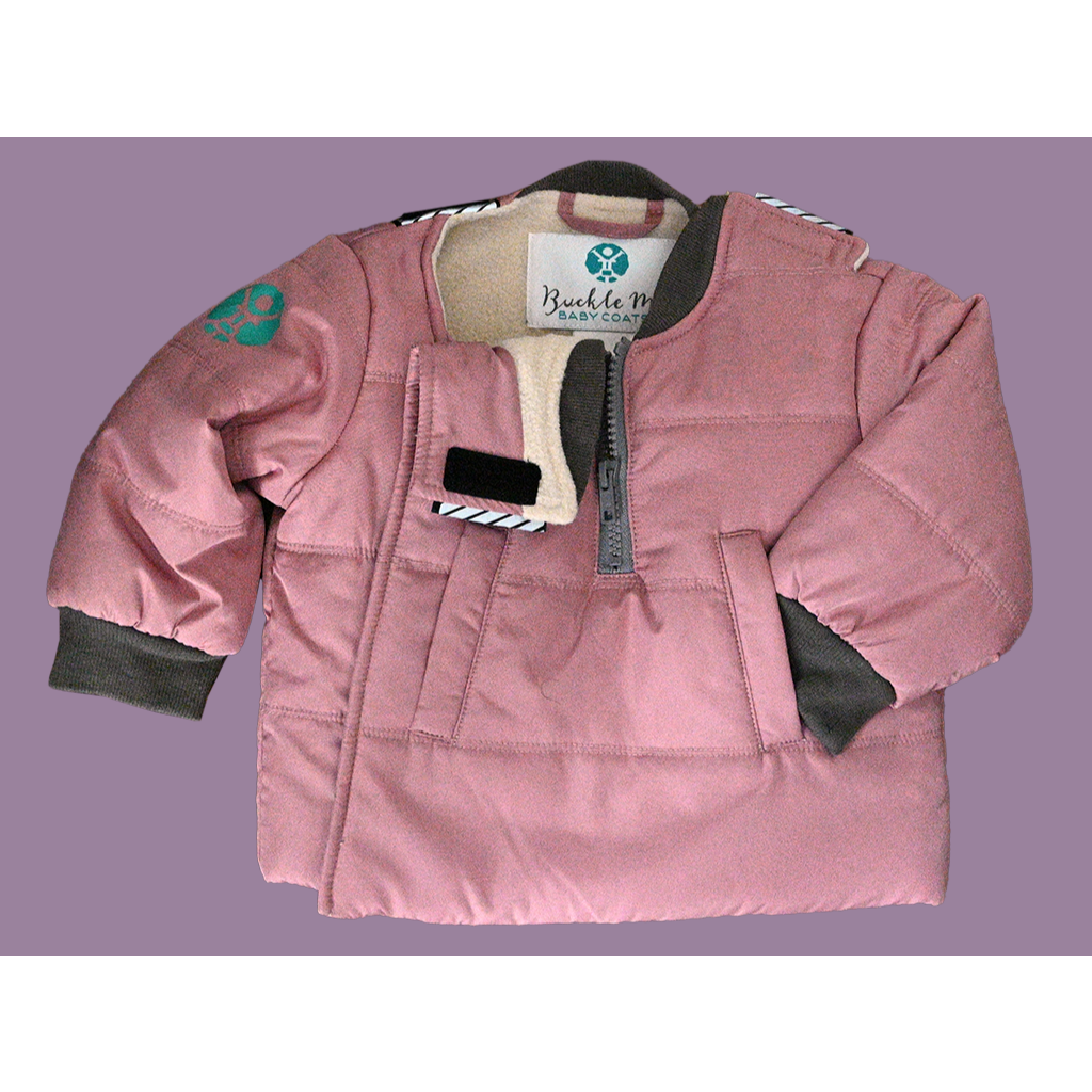 Car Seat Safe Winter Coats for Infant to 6 Years | Soft Pink
