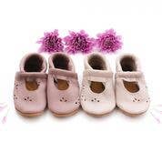 Oyster Pink Ivy Jane Leather Baby Booties & Toddler Shoes