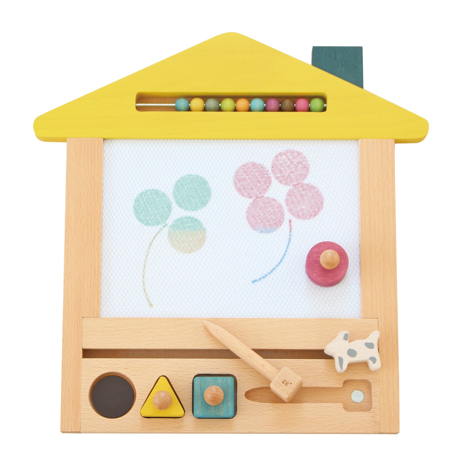 Wooden House Magic Drawing Board | Dog