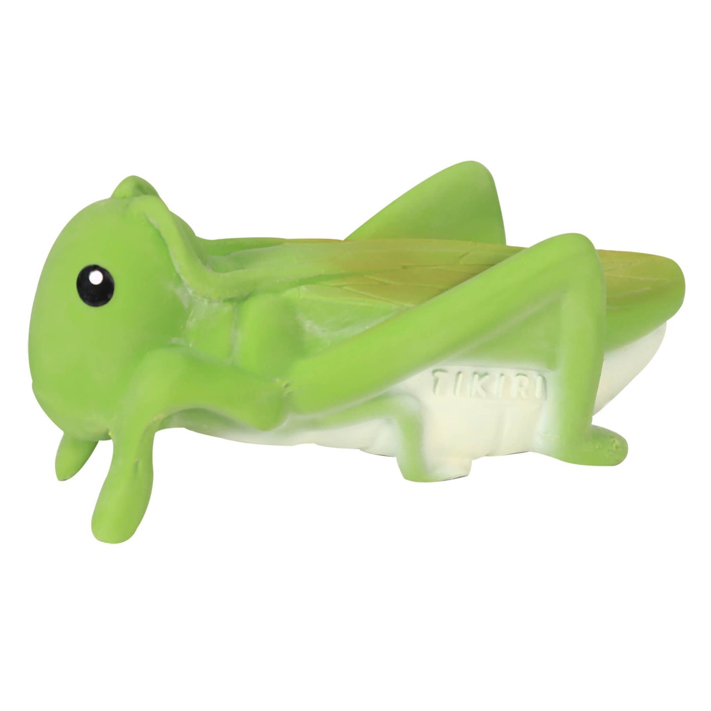 Natural Rubber Teether, Rattle & Bath Toy | Grasshopper