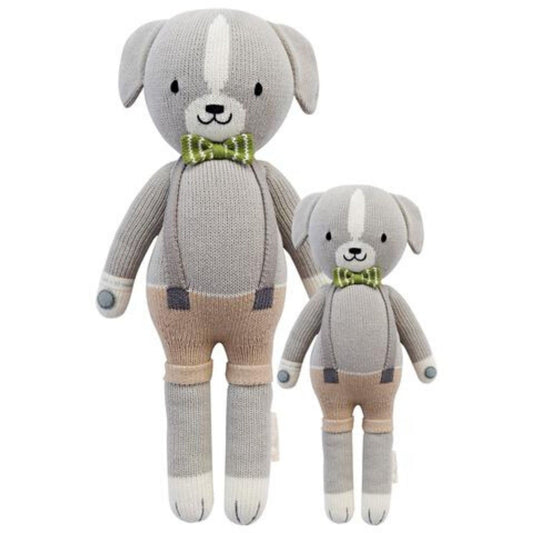 cuddle + kind Hand Knit Little 13" Dolls | Noah the Dog
