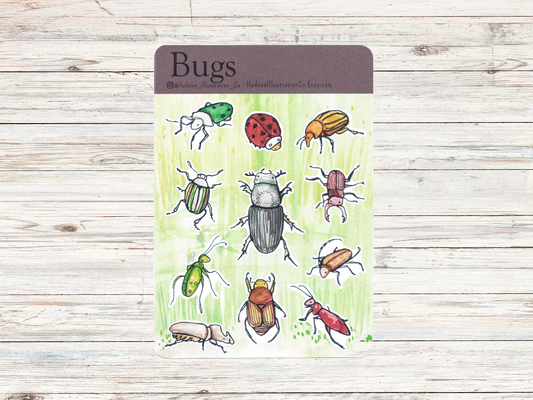 Bugs Sticker Sheet
