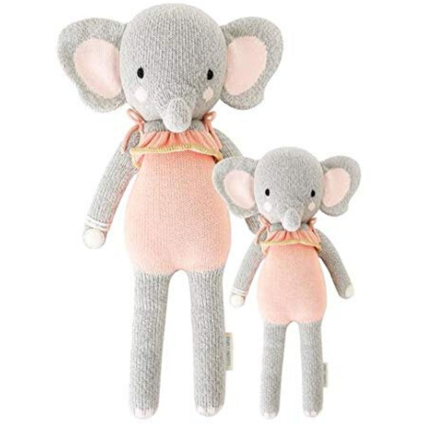cuddle + kind Hand Knit Little 13" Dolls | Eloise the Elephant
