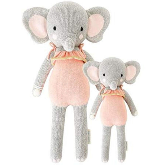 cuddle + kind Hand Knit Little 13" Dolls | Eloise the Elephant