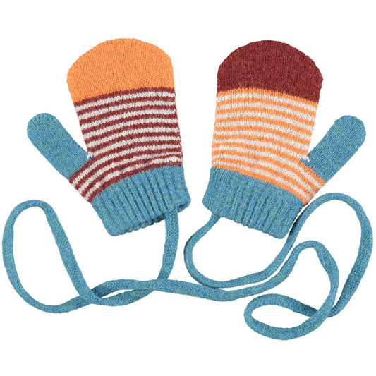 Kids' Patterned Lambswool Mittens
