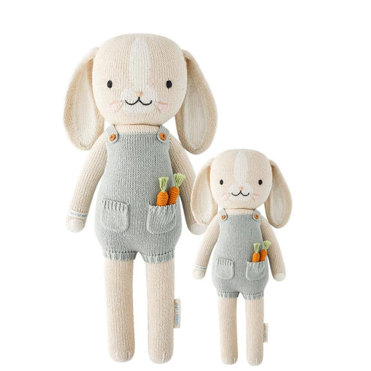 cuddle + kind Hand Knit Little  13" Dolls | Henry the Bunny