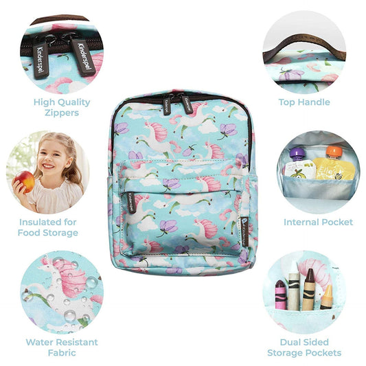 All-In-One Water Resistant and Insulated Backpack with Detachable Tether for Kids and Toddlers | Little Unicorn