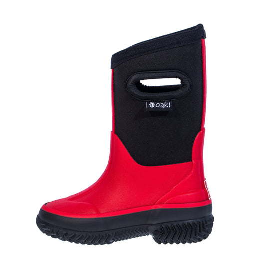 Oaki Neoprene Winter Boots | Red