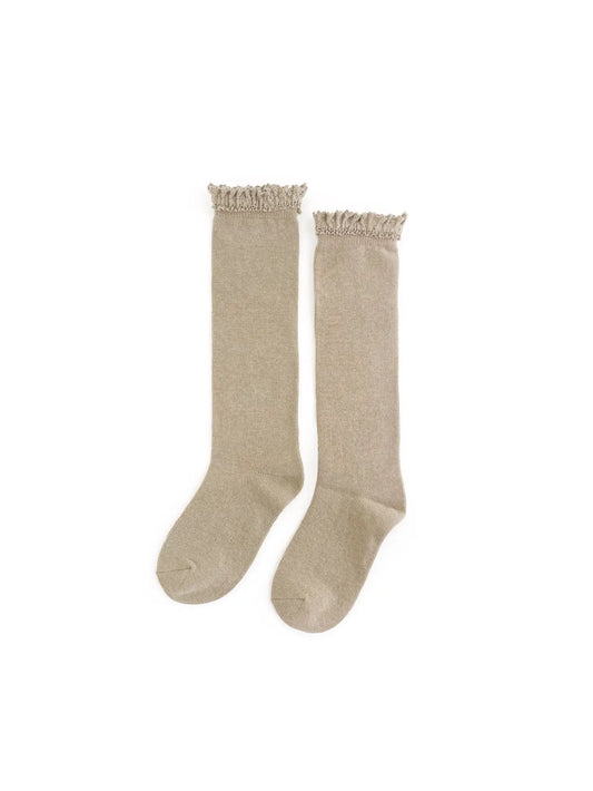 Knee High Socks | Oat Lace